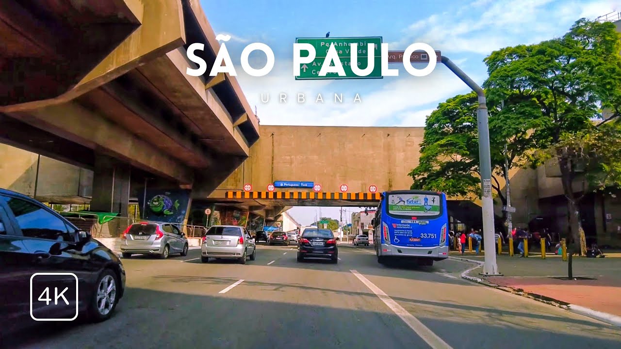 São Paulo 4k • Avenida Cruzeiro do Sul - YouTube
