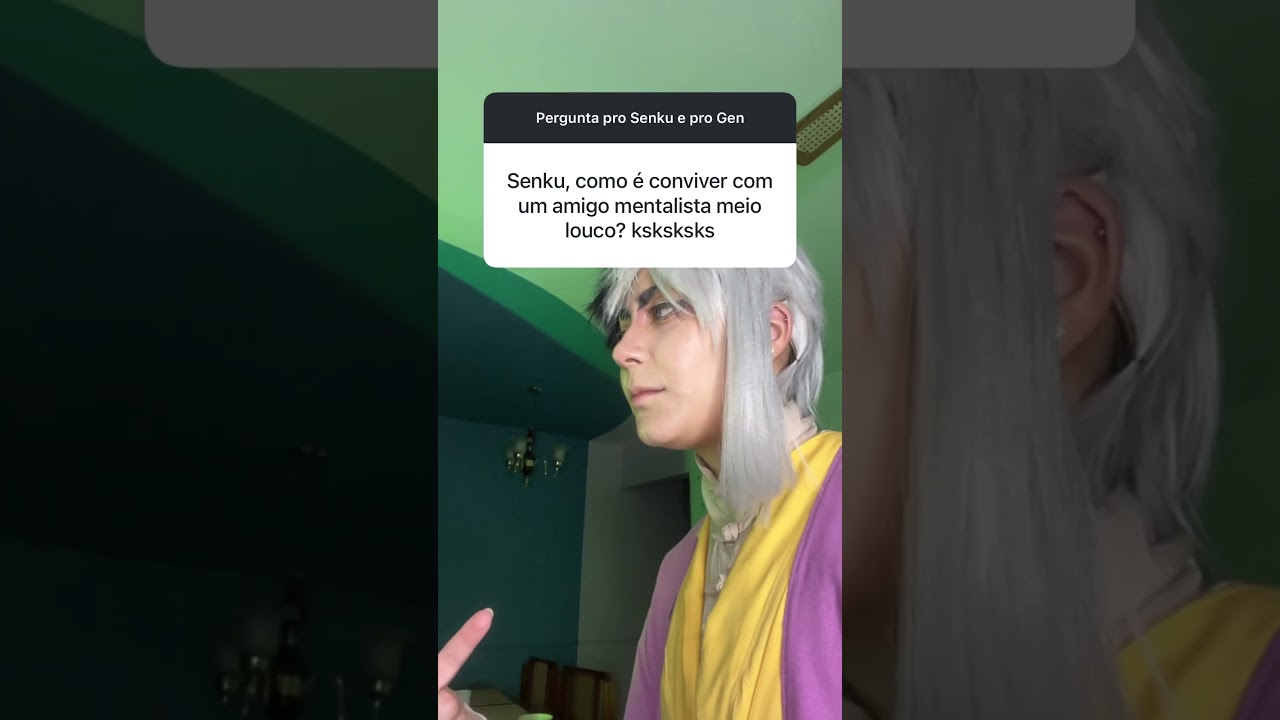 SENKU E GEN RESPONDEM #cosplay #drstone #senku @Nandalorenzine