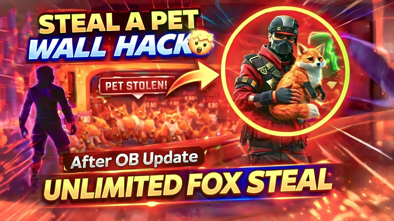 Steal A Pet Wall Hack 🤯 100% Working After Update | Free Fire Steal A Pet Glitch 