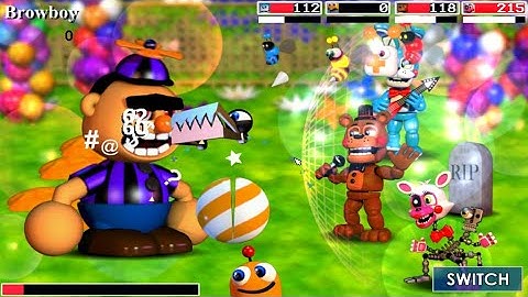 Fighting Browboy | FNAF World Redacted (Part 4)