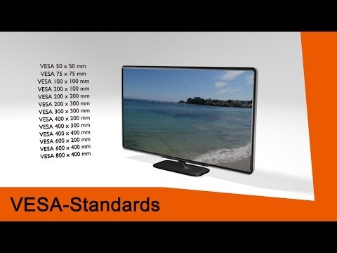 Video: VESA-Größe Im Fernseher: Was Ist Das Und Was Bedeutet Es? Arten Von Wandhalterungen. VESA-Standards. Auswahltipps