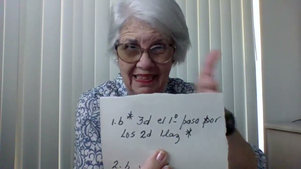 Punto Cruz a dos agujas.