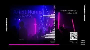Audio Spectrum / Music Visualizer Concept S15 (Colored Night)-FREE After Effects Template Download