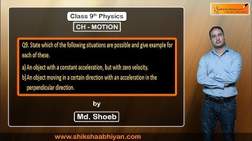 Q9 State which of the following situations are possible and give an example for each: