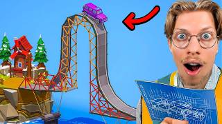 I Built the STUPIDEST Bridges to Break the Game! (it worked) screenshot 3