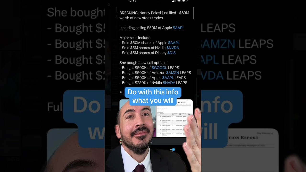 NANCY PELOSI TRADES EXPOSED - YouTube