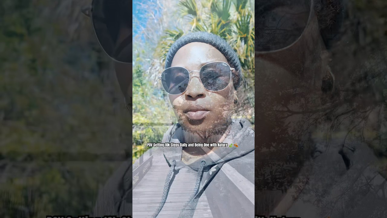 Walking 8-10K steps daily for weight loss! Low impact, great benefits, and beautiful park views! 🍃