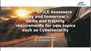 Process Fellows Webinar Intacse Essors Today And Tomorrow, 2021-11-30, In English