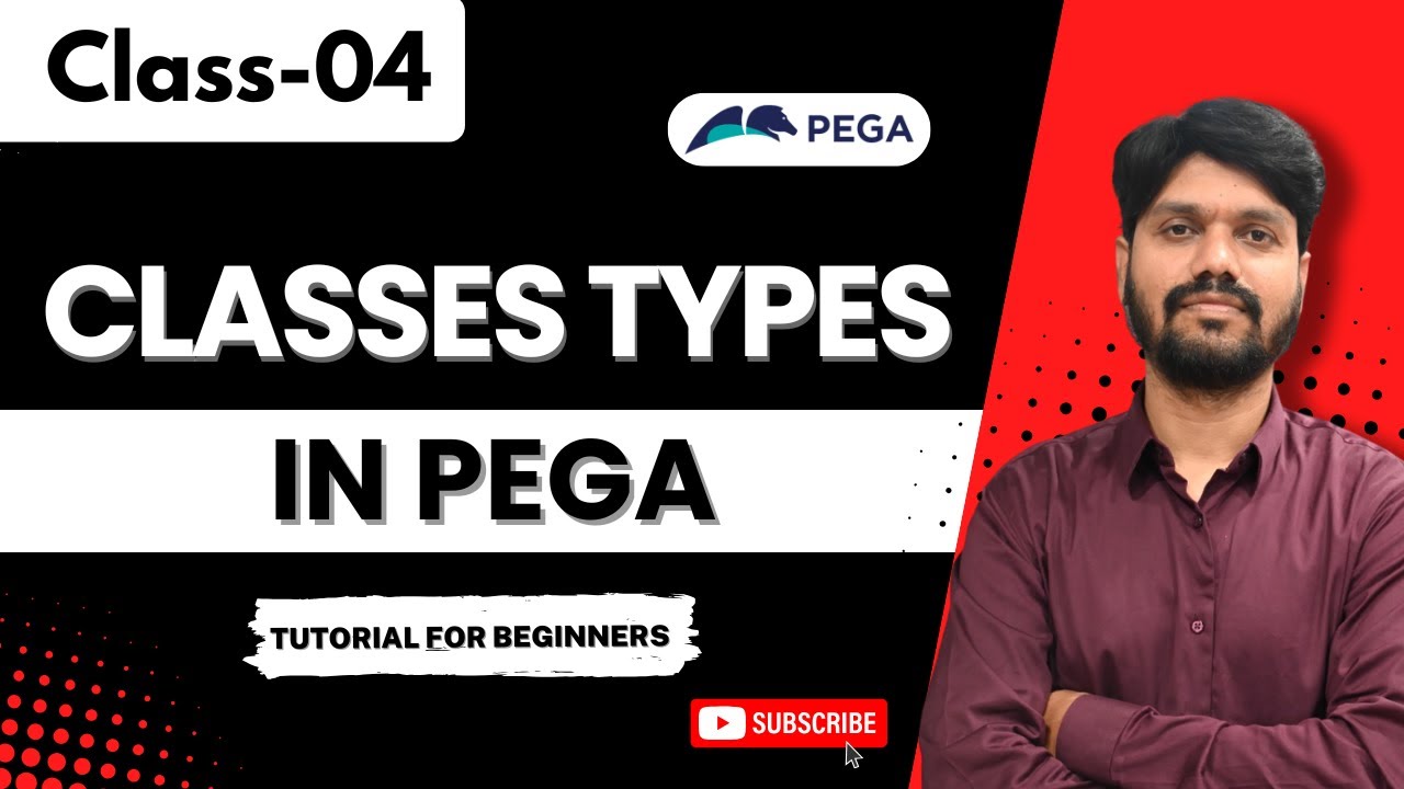 Pega Class 04 | Classes and Types of Classes in Pega | Pega Tutorial for Beginners  