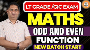 lt grade new vacancy 2025 || LT Grade Maths Preparation |  Odd and Even Function