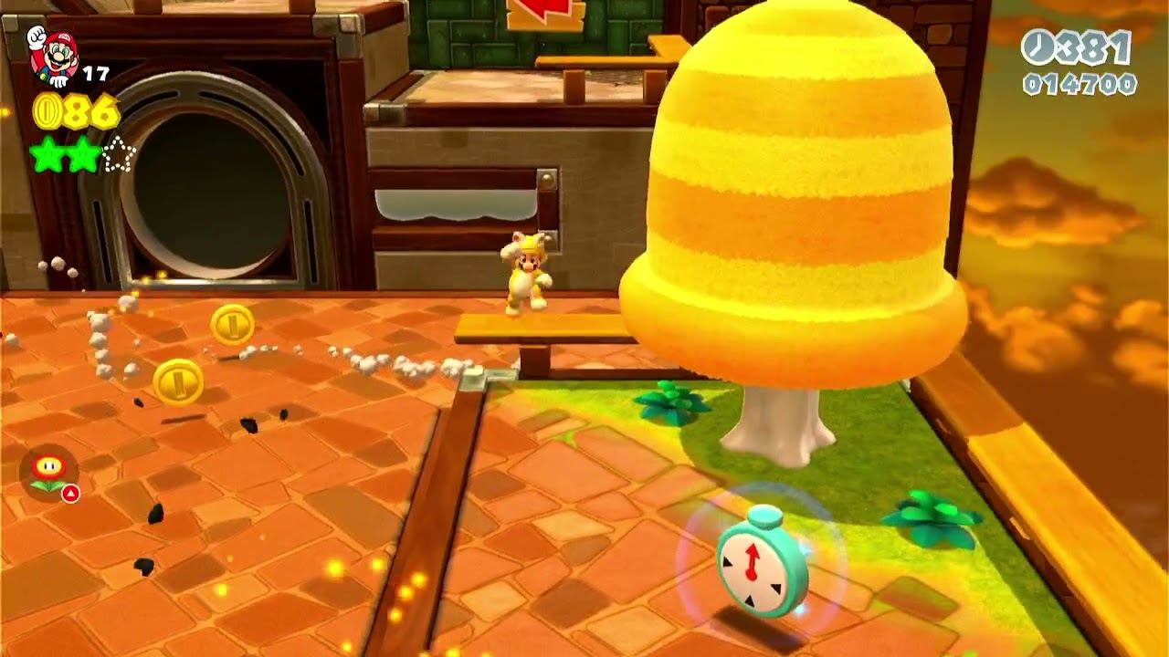 スーパーマリオ 3dワールド 54 World 6 6 攻略 キラー要塞 Youtube