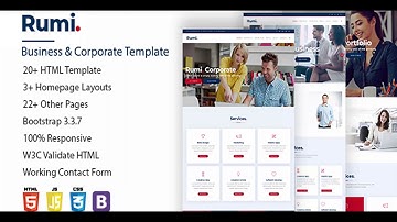 Rumi-Business & Corporate HTML5 Template | Themeforest Website Templates and Themes