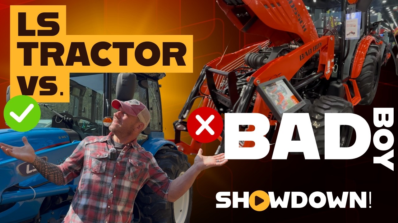 BAD BOY & LS Tractors FACE-OFF In Louisville | 2026 National Farm Machinery Show