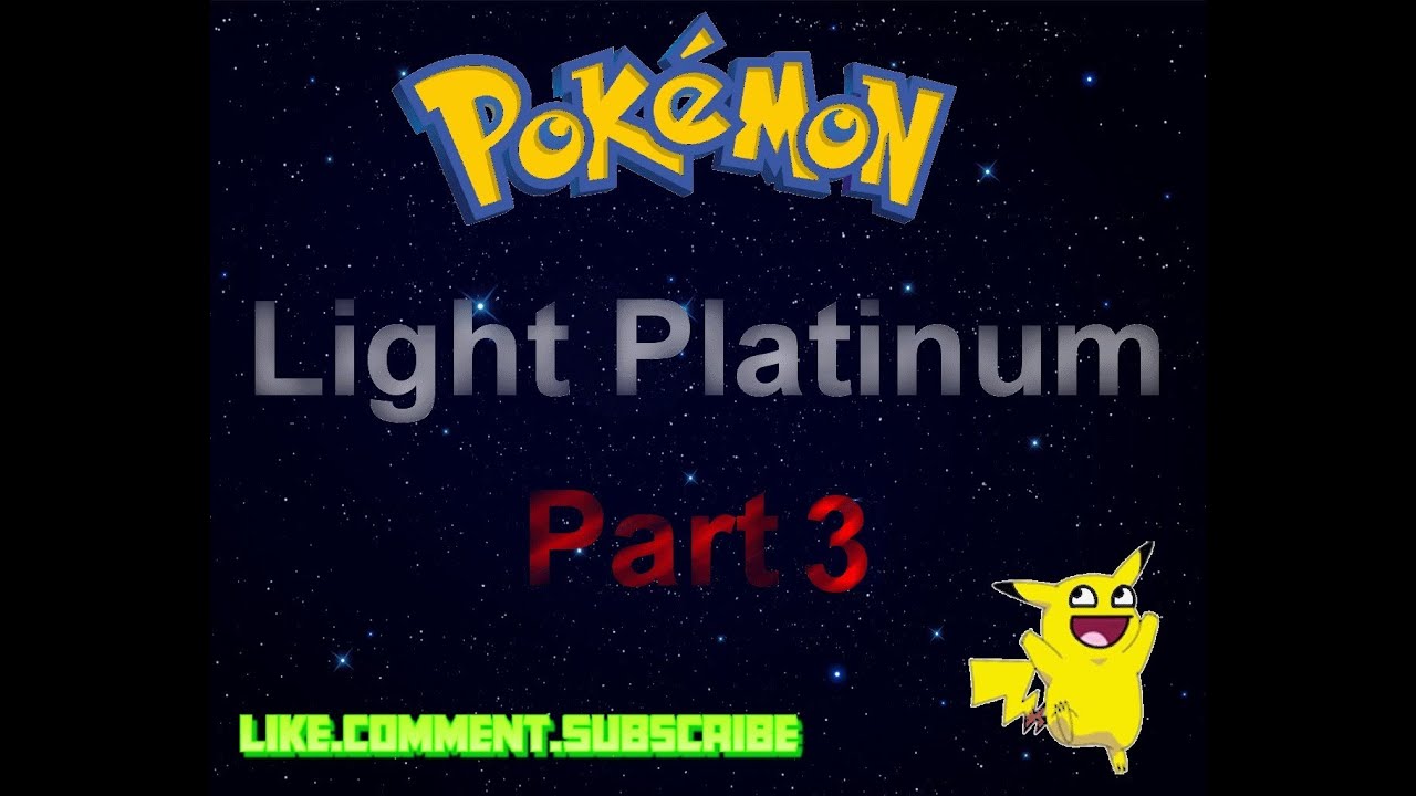 Pokemon Light Platinum Walkthrough Part 3 2nd Gen Starters! YouTube
