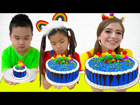 Aprenda Formas, Colores y Números para Niños con un Pastel de Cumpleaños de  Juguete y Tayo! 