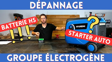 Comment DÉMARRER un GROUPE électrogène avec BATTERIE HS ou vide ? ( HYUNDAI HG4500i ) - Capitools