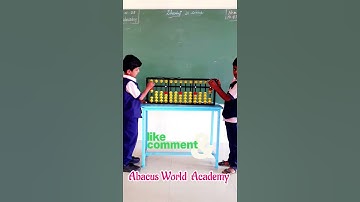 Abacus Training video, Abacus World Academy, #shorts #abacus #abacusclasses #abacuslevel1 #short