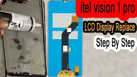 itel vision 1 pro display change / itel L6502 broken screen replacement / vision 1 pro combo change