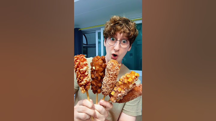 Korean corn dogs but they get progressively weirder…