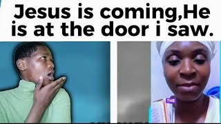 Rapture is happening October;She saw Jesus at the door Coming to take his pride. News