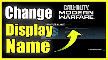 How to Change your DISPLAY NAME in Call of Duty Warzone or Modern Warfare Quick Method (2020 Update)