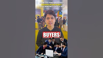 How to Find Buyers? #kdsushma #exportimport #buyers #howtofindbuyers #gulfood #importer