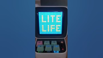My Channel Name on a Pixel Speaker!? 🔥 LITE LIFE x Divoom Ditoo Pro #shortsviral #divoom