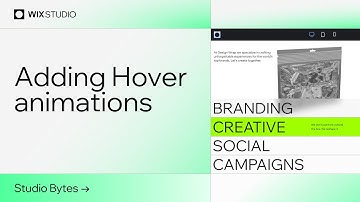 Creating Hover animations | Wix Studio