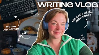 the death of the zero draft 💀🖤 | a writing vlog