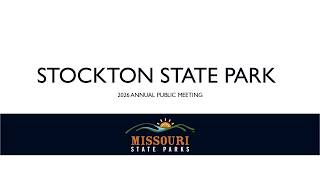 Stockton State Park public meeting - 2026