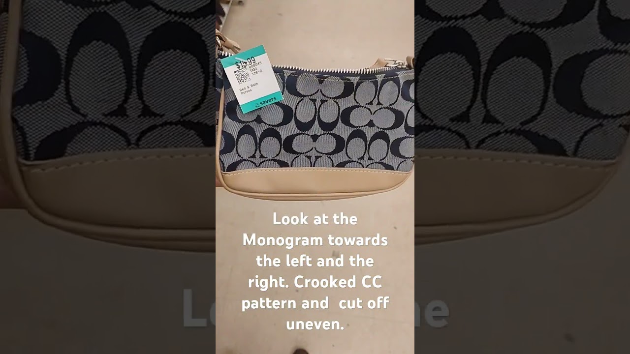 THIS IS HOW YOU SPOT A FAKE COACH BAG!!