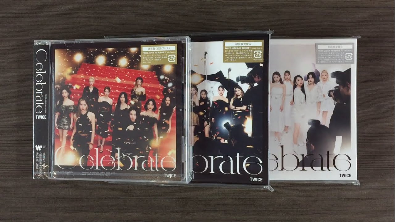 Unboxing] TWICE トゥワイス 4th Japanese Album Celebrate [Regular