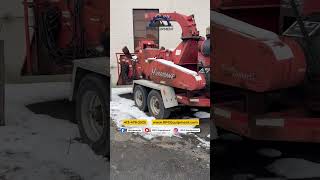 THIS MACHINE DOESN’T CHIP WOOD… IT ERADICATES IT Legendary Morbark Hurricane Chipper
