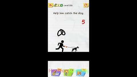 Draw 2 Save: Stickman Puzzle LEVEL 152 Help him catch the dog - Gameplay Walkthrough Android IOS
