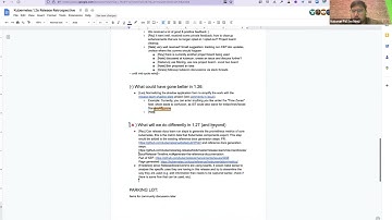 Kubernetes Release 1.26 Retrospective Part 1 on 20221102