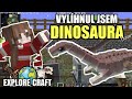VYLÍHNUL jsem nového DINOSAURA 🦖diplodocus🦕- Explore craft #12 - módovaný Minecraft let's play CZ/SK
