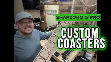 Walnut Coasters on the Shapeoko 5 Pro cnc