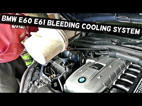 HOW TO BLEED THE COOLING SYSTEM ON BMW E60 E61 530i 525i 530xi 525xi