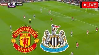 Manchester United vs Newcastle United Premier League 23/24 Full Match - Video Game Simulation