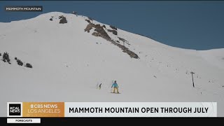 Mammoth Mountain to stay open for skiers through July
