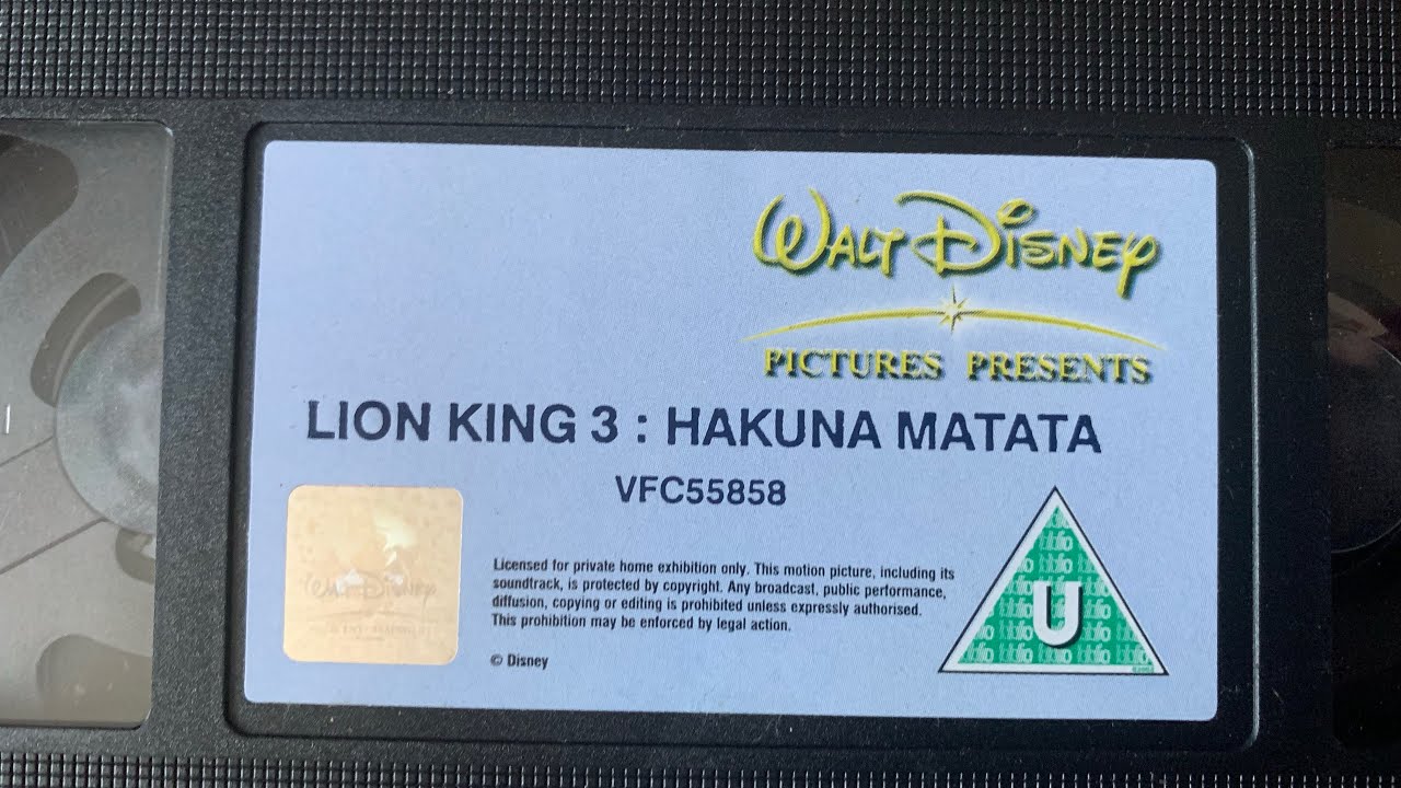 Closing to The Lion King 3: Hakuna Matata (2004) Closing to The Lion King 3: Hakuna Matata (2004)