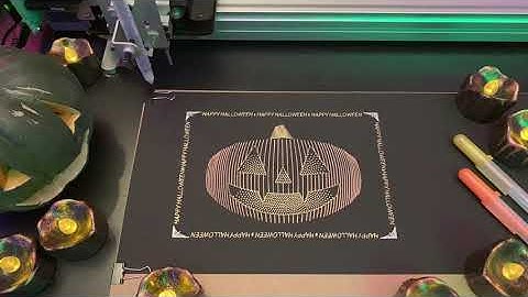 Patreon Postcard Pen Plotter Print Club - October 2020 Edition