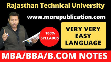 MBA BOOKS/NOTES RTU|Rajasthan Technical University|EASY LANGUAGE|BBA NOTES/BOOKS|BCOM NOTES/BOOKS
