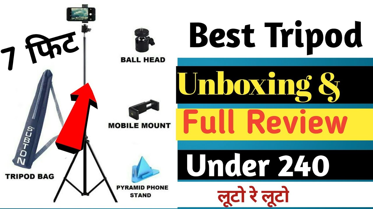 Best Tripod for youtube video & unboxing And full review Android