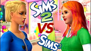 The Sims 2 vs The Sims 3, Which is better? // Sims comparison video