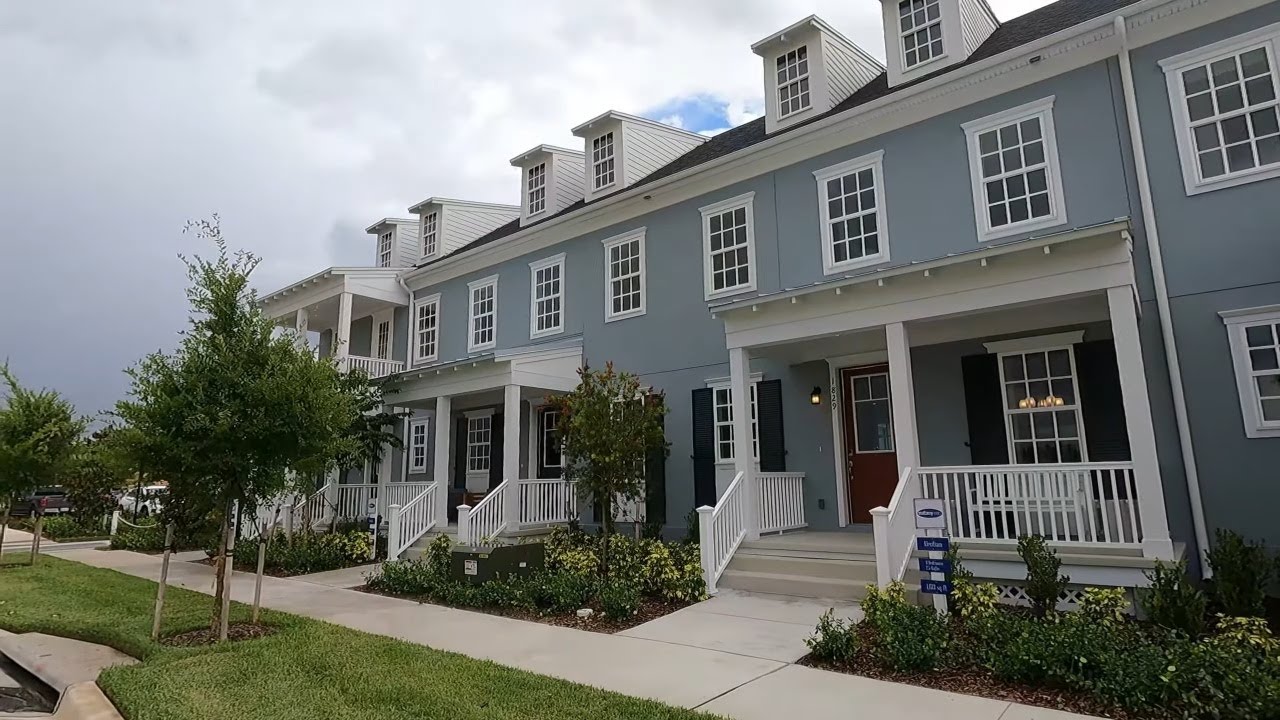 Aleutian Townhome in Celebration Island Village Mattamy Homes YouTube