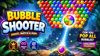 🔥 Bubble Shooter Pro Gameplay – Impossible Level Completed!#BubbleShooter#GameChallenge#Gameplay screenshot 5