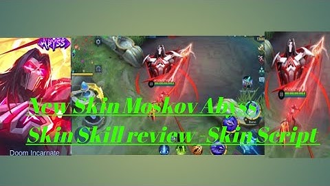 Script Moskov Abyss full effects and sounds.