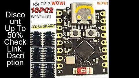 ESP32 C3 Development Board Modules Mini Wifi BT Bluetooth Module RISC-V 32-Bit Single-Core Processor