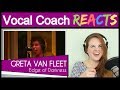 Vocal Coach reacts to Greta Van Fleet performing "Edge of Darkness" live (Josh Kiszka)